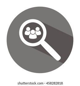 People  icon. Flat design.
