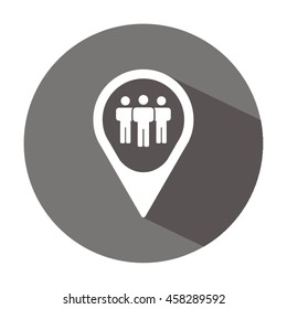 People  icon. Flat design.