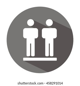 People  icon. Flat design.