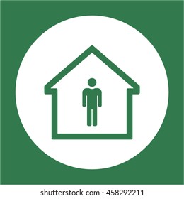People  icon. Flat design.