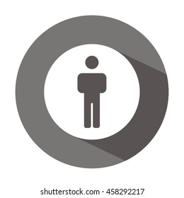 People  icon. Flat design.