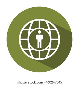 People  icon. Flat design.