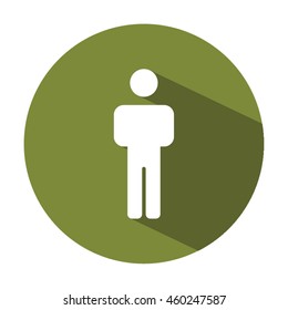 People  icon. Flat design.