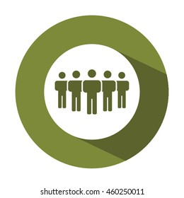 People  icon. Flat design.