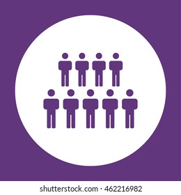 People  icon. Flat design.