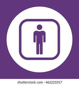 People  icon. Flat design.