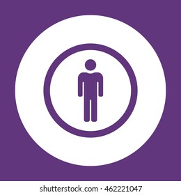 People  icon. Flat design.