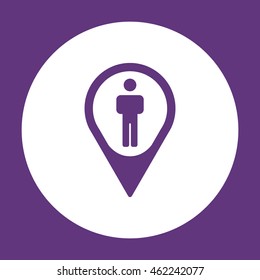 People  icon. Flat design.