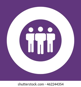 People  icon. Flat design.