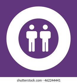 People  icon. Flat design.