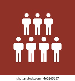 People  icon. Flat design.
