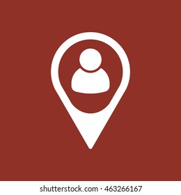 People  icon. Flat design.