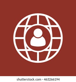 People  icon. Flat design.