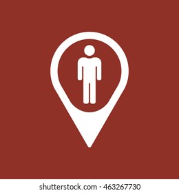 People  icon. Flat design.