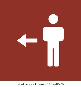People  icon. Flat design.