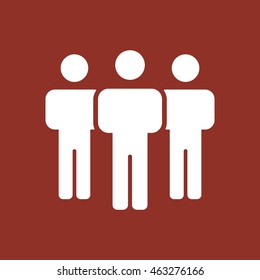 People  icon. Flat design.