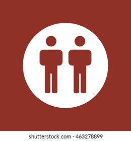 People  icon. Flat design.