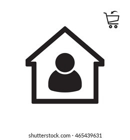 People  icon. Flat design.