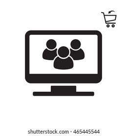 People  icon. Flat design.