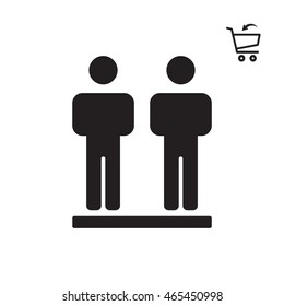 People  icon. Flat design.