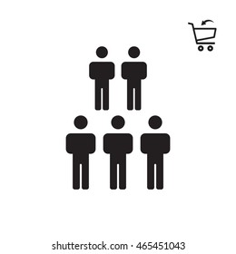 People  icon. Flat design.