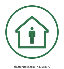 People  icon. Flat design.