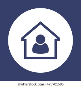 People  icon. Flat design.