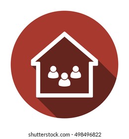 People  icon. Flat design.