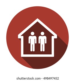 People  icon. Flat design.
