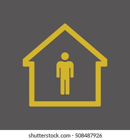 People  icon. Flat design.