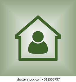 People  icon. Flat design.