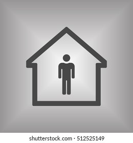 People  icon. Flat design.