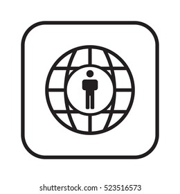 People  icon. Flat design.