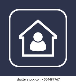 People  icon. Flat design.