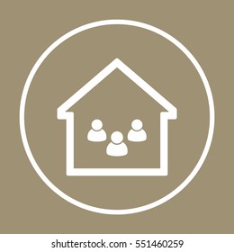 People Icon Flat Design Stock Vector (Royalty Free) 498496822