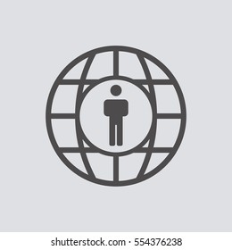 People  icon. Flat design.