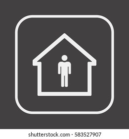 People  icon. Flat design.