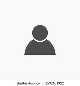 people icon flat design isolated on white background for website and mobile phone.