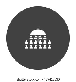 People Icon, flat design style