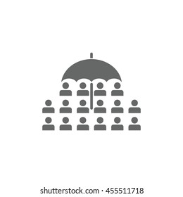 People Icon, flat design style