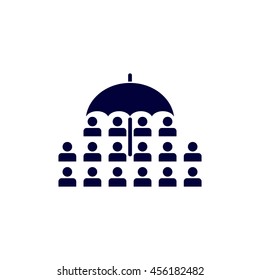 People Icon, flat design style