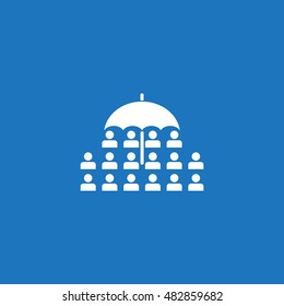 People Icon, flat design style