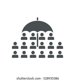 People Icon, flat design style
