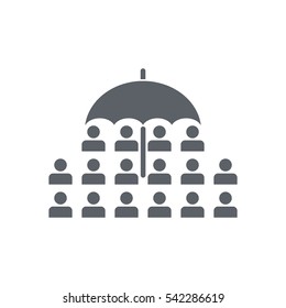 People Icon, flat design style