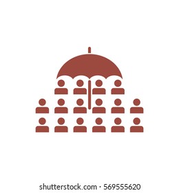 People Icon, flat design style
