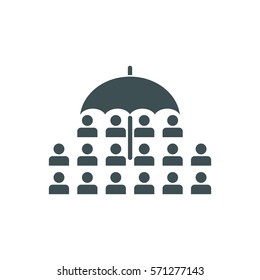 People Icon, flat design style