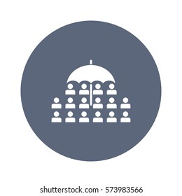 People Icon, flat design style