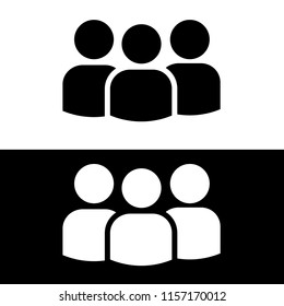 people icon flat design . vector icon 10 eps