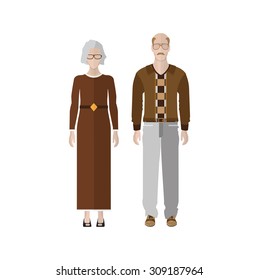 People Icon In Flat style ( Couples )