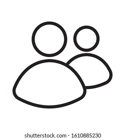 people icon flat vector design.
